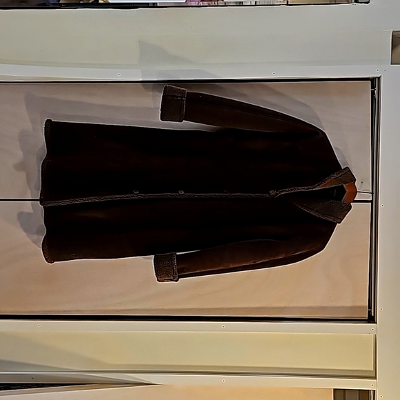 Coat  lands end  faux fur - Picture 1 of 6